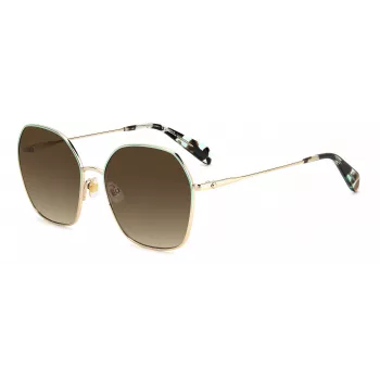 KATE SPADE Sieviešu saulesbrilles KENNAGSLKSF7H - Melns rāmis, pelēki gradienta lēcas 57/17/140 mm