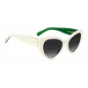 KATE SPADE Sieviešu Paisleigh SVK6 Taisnstūra Saulesbrilles - Melns Rāmis Pelēks Gradienta Lēcas 55/17/140 mm