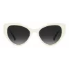 KATE SPADE Sieviešu Paisleigh SVK6 Taisnstūra Saulesbrilles - Melns Rāmis Pelēks Gradienta Lēcas 55/17/140 mm
