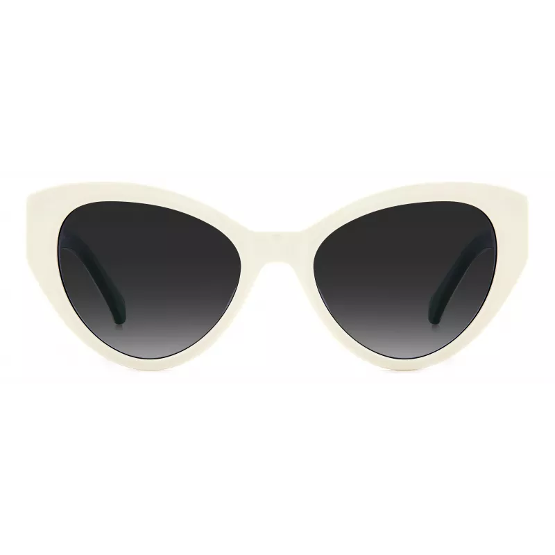 KATE SPADE Sieviešu Paisleigh SVK6 Taisnstūra Saulesbrilles - Melns Rāmis Pelēks Gradienta Lēcas 55/17/140 mm