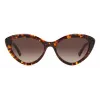 KATE SPADE Sieviešu saulesbrilles JUNIGS086F5HA - Melns acetāta rāmis, Pelēkas polikarbonāta lēcas, 55/17/140 mm