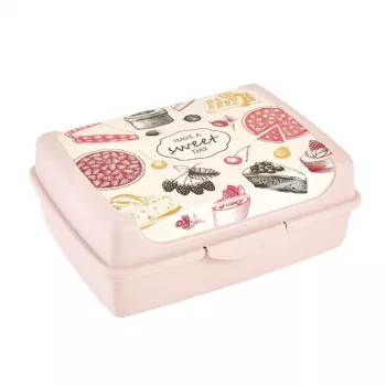 keeeper click-box midi 1L Carla Sweet Day pārtikas uzglabāšanas trauks, rozā