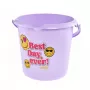 keeeper Deco spainis 10L Ilvie Emoji Best Day Ø30x28cm violets
