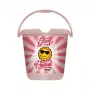 keeeper Deco Bucket 10L Ilvie Emoji Stay Positive, Nordic Pink, apaļa, PP, Ø30x28 cm