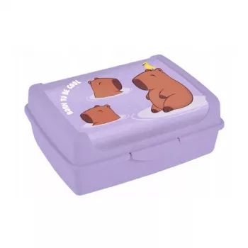 keeeper Pārtikas uzglabāšanas trauks deco-click-box midi 1L Carla “Capybara” 17x13x7cm Soft Purple
