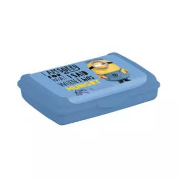 keeeper Pārtikas uzglabāšanas trauks Deco-Click-Box Mini 0.5L Carla Minions Hungry gaiši zils