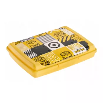 keeeper Pārtikas uzglabāšanas trauks deco-click-box mini 0,5L Carla Minions Mosaic 17x13x3,5cm Dzeltens