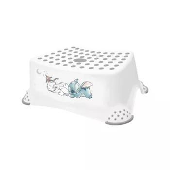 keeeper kids solis Tomek Stitch, balts ar apdruku, 40,5 x 28,5 x 14 cm, neslīdoša virsma un gumijoti balsti, slodzes ietilpība 100 kg