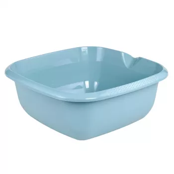 keeeper kvadrātveida bļoda 13L Björk 38x38x15 cm Nordic Blue, pārtikas kvalitātes PP, iebūvēta mērskala un izliešanas snīpis