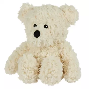 Keel Toys klasisks brūns rotaļu lācītis, 25 cm, pārstrādāta pildījuma, satīna bantīte, CE sertificēts, piemērots no dzimšanas