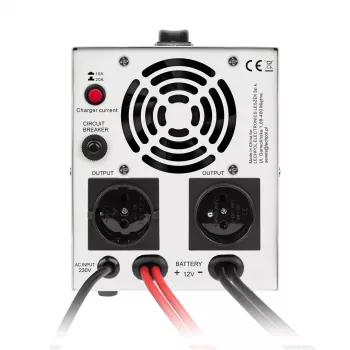 KEMOT PROsinus-1000 Avārijas barošanas bloks – tīra sinusa viļņa invertors ar 12V uzlādes funkciju, 230V, 1000VA/700W