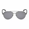 KENNETH COLE KC1318-5808A Vīriešu saulesbrilles - Klasisks taisnstūra metāla rāmis ar UV400 aizsardzību (58/15/140 mm)