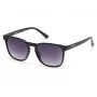 KENNETH COLE KC1414-5402B Vīriešu taisnstūra saulesbrilles - Melns rāmis, pelēkas lēcas 55/18/145 mm UV400