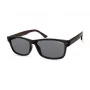 Kenneth Cole KC2985-5801A Vīriešu taisnstūra acetāta saulesbrilles - Melna/Pelēka 58mm