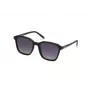 KENNETH COLE KC3005-5301B Unisex taisnstūra saulesbrilles - Melns rāmis, pelēkas lēcas, 53 mm
