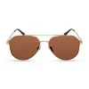 Kenneth Cole KC3009-5932E Vīriešu taisnstūra acetāta saulesbrilles - Havana/Brūna - 59/15/145 mm - UV400