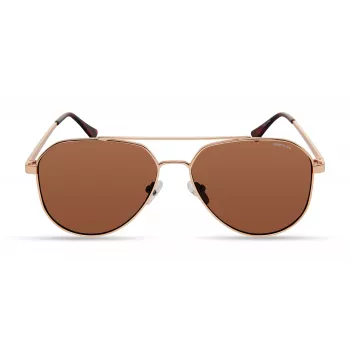 Kenneth Cole KC3009-5932E Vīriešu taisnstūra acetāta saulesbrilles - Havana/Brūna - 59/15/145 mm - UV400