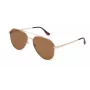 Kenneth Cole KC3009-5932E Vīriešu taisnstūra acetāta saulesbrilles - Havana/Brūna - 59/15/145 mm - UV400