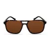 Kenneth Cole KC3013-5752E Vīriešu saulesbrilles - Melns rāmis, Pelēkas lēcas, 57mm