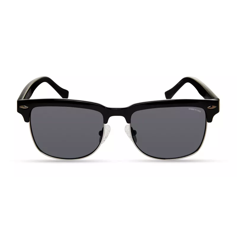 KENNETH COLE MAN KC2972-5301A Saulesbrilles 53/18/145 mm Melns Kvadrātveida Rāmis Pelēkas Lēcas