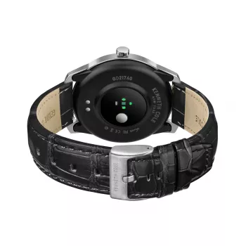 KENNETH COLE Vīriešu automātiskais skeleta pulkstenis KCWGD2174061 - 45mm nerūsējošā tērauda korpuss, brūna ādas siksniņa