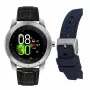 KENNETH COLE Vīriešu automātiskais skeleta pulkstenis KCWGD2174061 - 45mm nerūsējošā tērauda korpuss, brūna ādas siksniņa