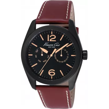 KENNETH COLE Vīriešu IKC8063 Analogais kvarca pulkstenis 44mm Nerūsējošā tērauda siets