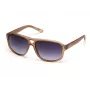 Kenneth Cole Men's KC2986-5846B Rectangular Sunglasses - Havana/Brown - 58mm Lens - UV400 Protection