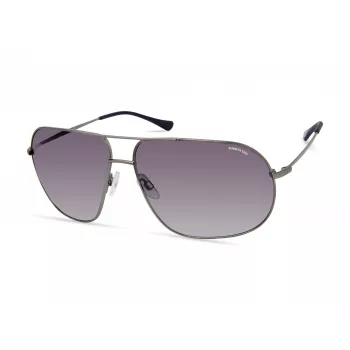 Kenneth Cole Vīriešu Taisnstūra Saulesbrilles KC2984-6709B - Melns Rāmis, Dūmu Pelēkas Lēcas