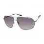 Kenneth Cole Vīriešu Taisnstūra Saulesbrilles KC2984-6709B - Melns Rāmis, Dūmu Pelēkas Lēcas