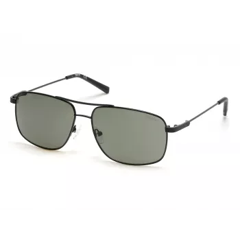 Kenneth Cole vīriešu saulesbrilles KC2969-5902N - melns rāmis, pelēkas lēcas, UV400 aizsardzība