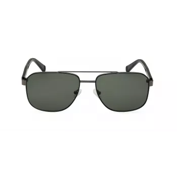Kenneth Cole Men's Sunglasses RN00002-5906N - 59mm Lens, UV400 Protection, Acetate Frame