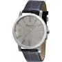 KENNETH COLE Vīriešu Pulkstenis IKC1931 44mm Nerūsējošā Tērauda Korpuss Zils Ciparnīca Brūna Āda