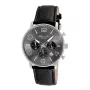 KENNETH COLE Vīriešu Pulkstenis IKC8007 42mm Melns Ciparnīca Ādas Siksniņa