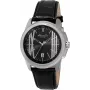 KENNETH COLE Vīriešu pulkstenis IKC8095 44mm Nerūsējošais tērauds Kvarca analogs Melns ciparnīca Sudraba aproce