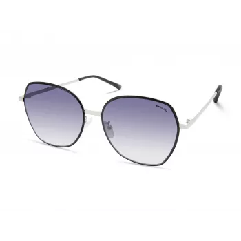 KENNETH COLE Sieviešu KC2961-6110W Kvadrātveida Saulesbrilles Brūns Gradients 61mm