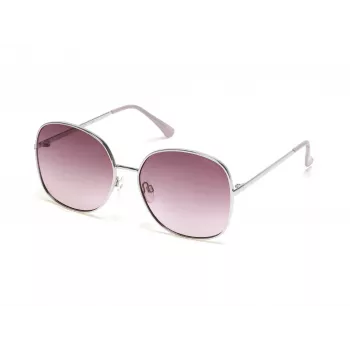KENNETH COLE Sieviešu taisnstūra saulesbrilles KC2978-6010Z Melns rāmis Pelēkas lēcas 60mm
