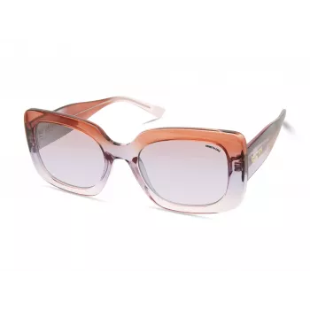 KENNETH COLE Sieviešu saulesbrilles KC2966-5383Z Melns acetāts kvadrātveida rāmis Pelēks gradienta lēcas 53mm