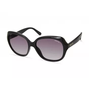 Kenneth Cole Women's Sunglasses KC2980-5601B Black Rectangular 56mm