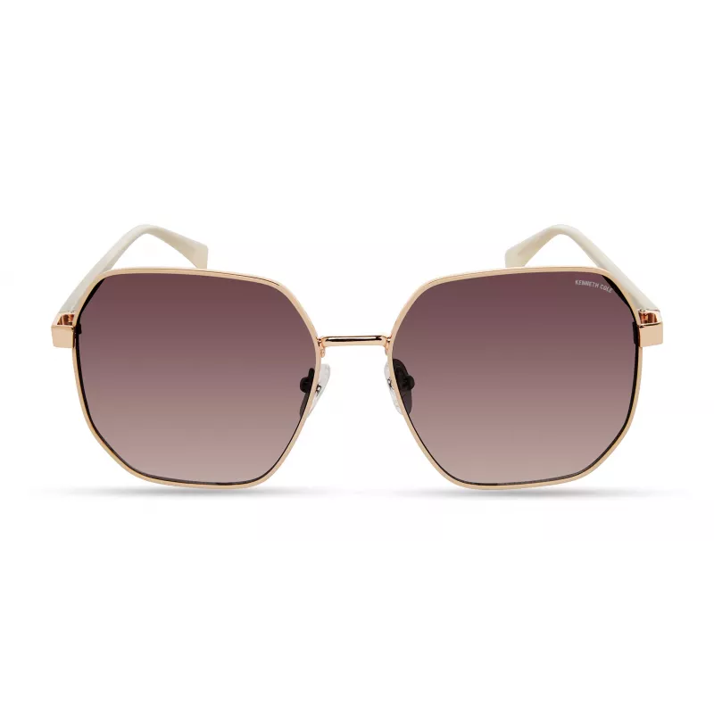 KENNETH COLE Sieviešu saulesbrilles KC3000-6028T Taisnstūra Brūns Bruņurupuča 60mm
