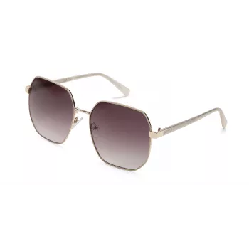 KENNETH COLE Sieviešu saulesbrilles KC3000-6028T Taisnstūra Brūns Bruņurupuča 60mm