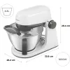 KENWOOD Multi-Tasker KHC30.000WH Virtuves iekārta (Pelēka/Balta, 1000 W, 4.3 L Bļoda)