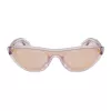 KENZO KZ40007I-72Z Sieviešu kaķacs formas saulesbrilles, spīdīgs rožu zelts, brūns gradients