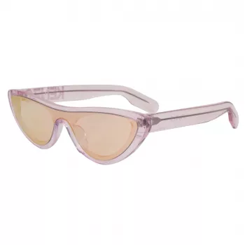 KENZO KZ40007I-72Z Sieviešu kaķacs formas saulesbrilles, spīdīgs rožu zelts, brūns gradients