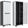 Keter Linear Cabinet Papildu Plaukti 68x39x173cm 2-Pack Pelēks/Melns
