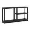 KETER Plastic Bookcase 5 Shelves XL 90 x 60 x 187 cm Grey/Black
