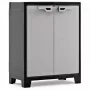 KETER Instrumentu skapis Titan Low 80x44x100cm Tumši Pelēks/Melns