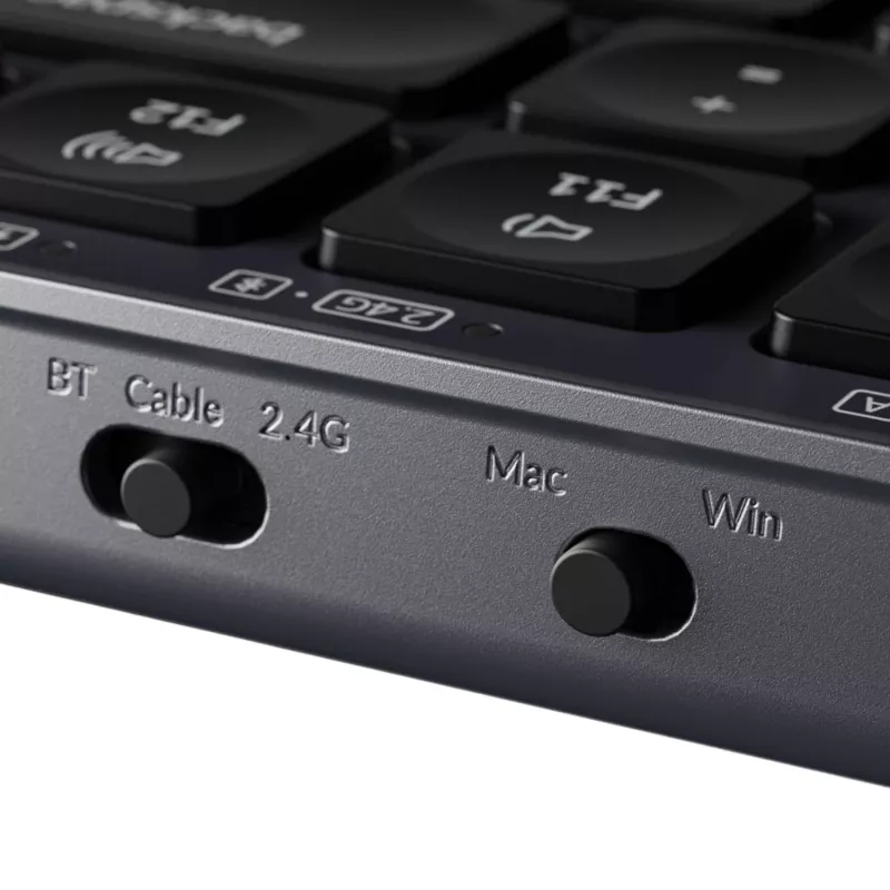 Keychron B1 Pro 75% izkārtojuma bezvadu tastatūras un peles komplekts - Space Grey