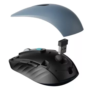Keychron B33 80% TKL bezvadu tastatūras un peles komplekts – melns/zaļš
