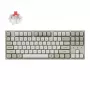 Keychron C1 Pro 8K 80% Super Red Hot-swappable RGB vadu mehāniskā tastatūra